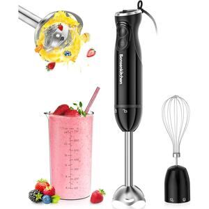 New Bosenkitchen Immersion Blender Handheld 12-Speed Turbo Hand Blender Electric